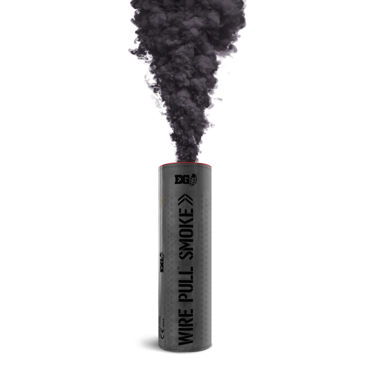 Enola GayeWP40 Smoke Grenade: Wire Pull® Coloured Smoke Flare Bomb Perfect for Weddings | Gender Reveal | Paintball | Photography | Special Effects (Black)