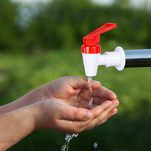 Ohoh 4 Sets Bpa-Free Replacement Cooler Faucet, 2 Blue And 2 Red Reusable Water Dispenser Tap Set, Internal Thread Plastic Spigot #TOP5