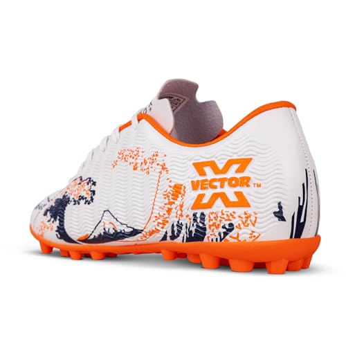 Image of Vector X Acura Series High-Performance Athletic Football Studs|Turf Shoe|Fully Embossed Synthetic Upper+ High Strength TPU Sole|Practice & Training Footwear Sports Shoes for Boys Men Adult