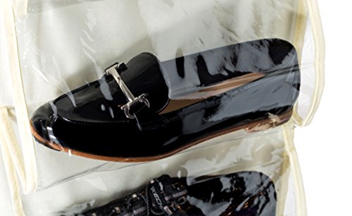 Hanging Shoe Organizer - 14 Pockets - The Clear Pockets Will Protect Your Shoes, Handbags Or Purse And Enable You To Find Them Easily. Hang It In A Closet To Keep Your Closets Neat And Organized. #TOP4