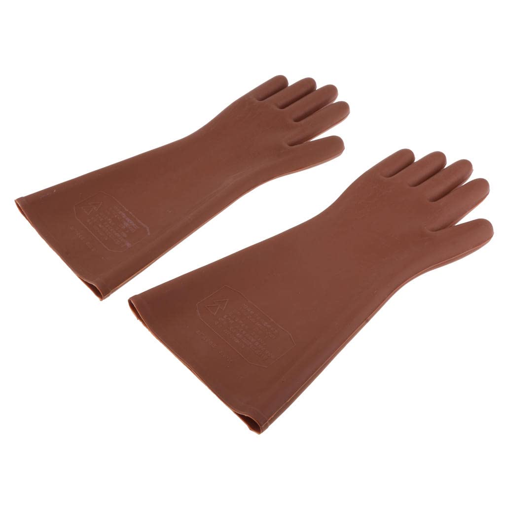 Guanti pesanti, guanti da lavoro, Guanti da lavoro impermeabili rivestiti in gomma, guanti da giardinaggio, guanti da lavoro di sicurezza Guanti caldi, resistenti all'usura e antivento, guanti da giar