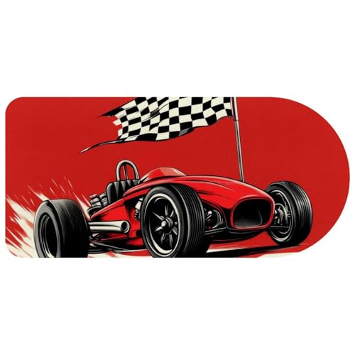 Tapis de souris de jeu voiture de course tapis de bureau XXL 74x35cm