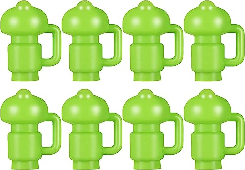 Poteau de trampoline accessoire capuchon plastique tube acier vert x8
