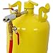 ZJMTOCYU Portable 5-Gallon Air Sandblasting Tank with Blast Gun for Surface Treatment, Steel Construction, Yellow