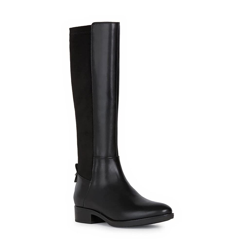 Geox Women's D Felicity D Boots, Black, 8 UK