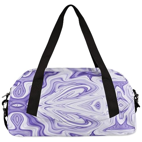 Custom Kids Duffel Overnight Bag Personalized Dance Bag Travel Duffel Bag for Girls Boys Customized Kids Gifts- Girls Gymnastics in Purple4