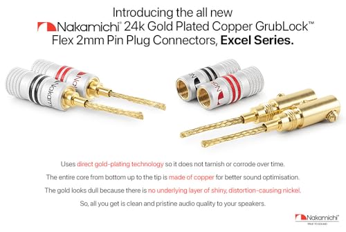Nakamichi Conectores Flex 2mm Pin Banana 8 Pcs miniatura 2