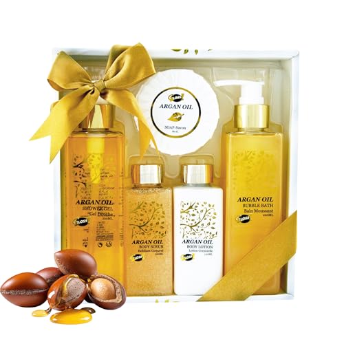 GLOSS ! Coffret Bain Argan – Soin & Relaxation – Parfum Argan – Idée Cadeau Femme – Evasion