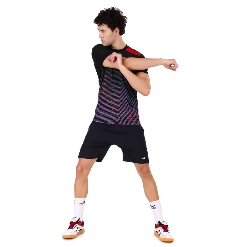 Image of VECTOR X Polyester Solid Sports Men Shorts for Running, Training, Fitness or Casual Use