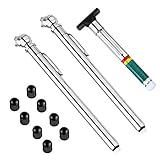 TOCOLES Tire Gauge Pencil, 2Pcs Pencil Tire Pressure Gauge PSI (5-50) with Tire Tread Depth Gauge...