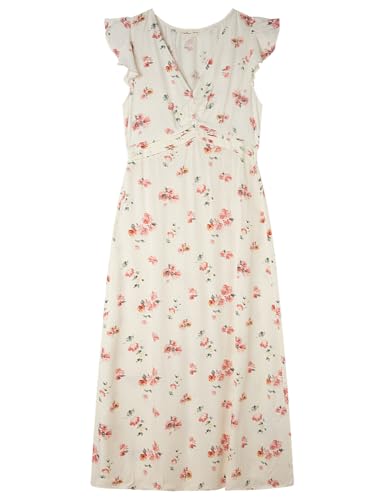 Robe midi florale Springfield multicolore 36 pour silhouette valorisée sans effort