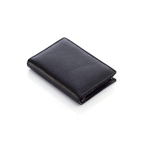 Preisvergleich Produktbild MUZIWENJU Tragbare Visitenkartenhalter, Visitenkartenhalter, Herren-Kartenpaket, Bürobedarf Schreibwaren Visitenkartenpaket, Kartenhalter Tasche Farbe / Schwarz (Color : Black)