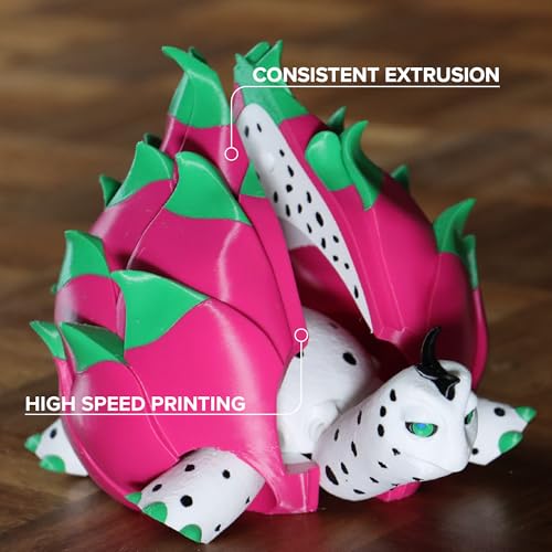 Image of Polymaker PETG Magenta 3D Printer Filament 1.75mm 1kg, High Speed PETG up to 300mm /s, High Strength New Formula, Excellent Layer Adhesion, Warp Free, Compatible with Most 3D Printers