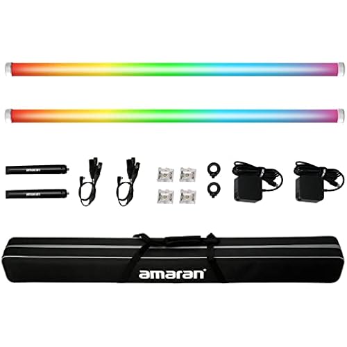 Aputure Amaran PT4c 2 Light Kit,Pixel Tube Light,32W Power 120cm/47.2Inch