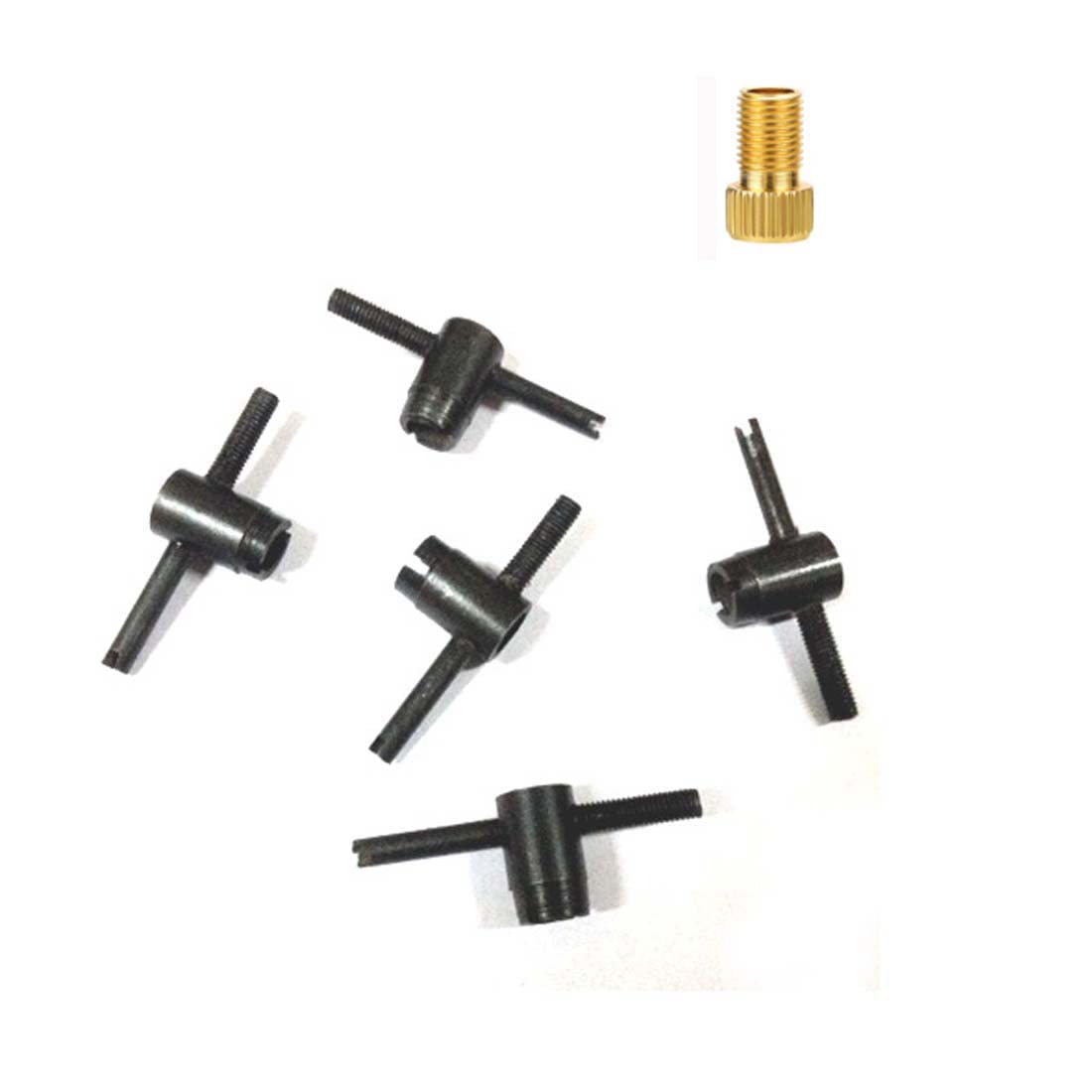 Schrodinger15 30008 5Pcs Bicycle Bike Cycle Schrader Tube Valve Forged Tool Repair (B07HRS655L) Amazon Price History, Amazon Price Tracker