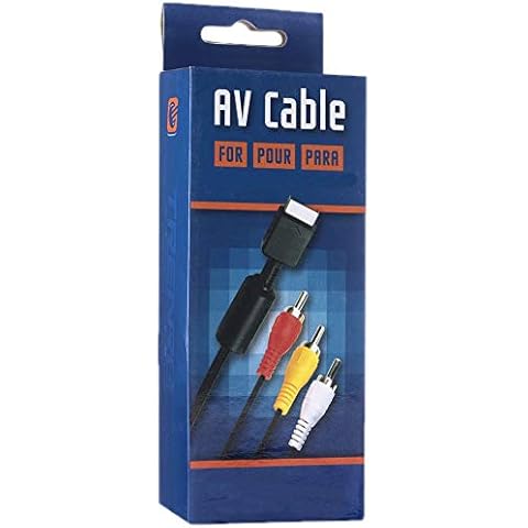 DTOL RCA AV Audio / Video Cable for PlayStation 2/3 1.8m PlayStation 2 Cover