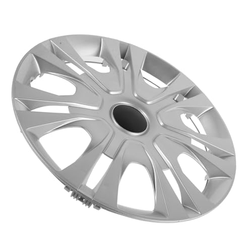Enjoliveur de roue 14 pouces acier argenté cache-moyeux pour voiture