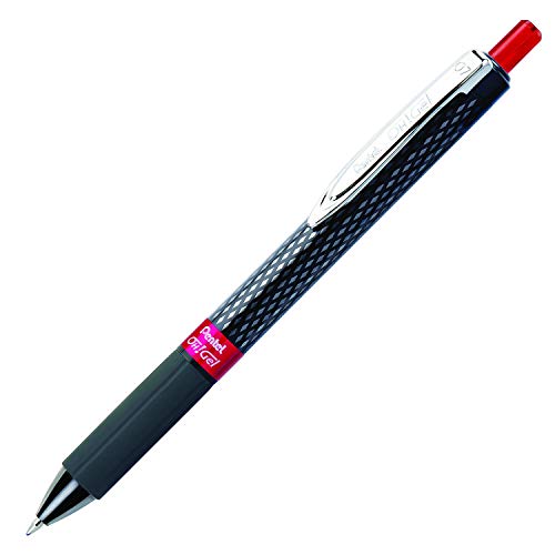Pentel Oh! Gel Bolígrafo Retráctil Tinta Roja 12 Unidades miniatura 3