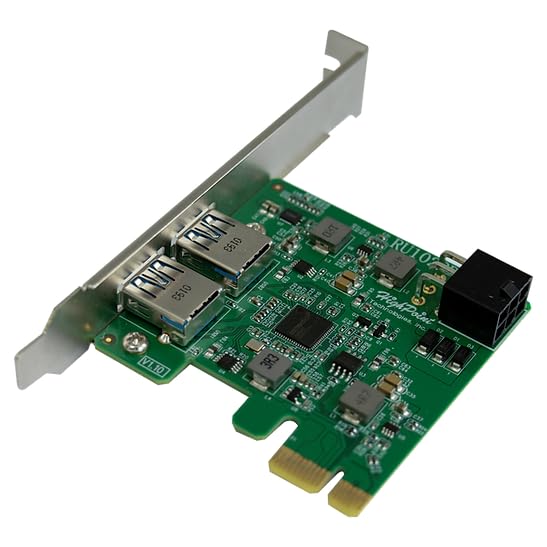 Image of RocketU 1022D PCIe 3.0 x1 2-Port 5Gb /s USB 3.2 HBA
