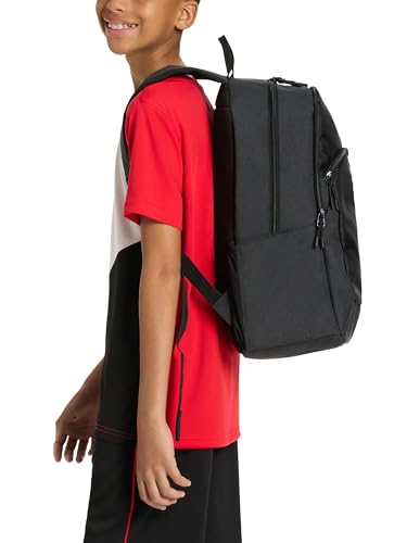 PUMA Unisex Kid's Rally Backpack, Black/Metallic Silver, Large 5