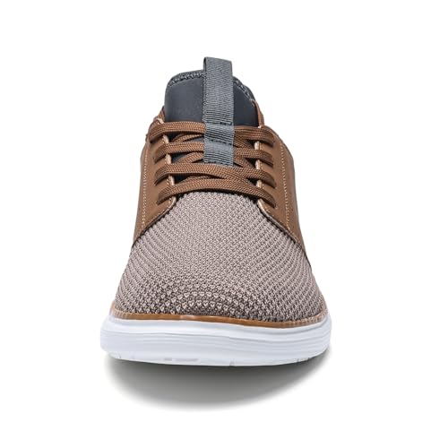 Image of Wearbreeze Men's Business Casual Oxford Sneakers - Lightweight Lace-Up Dress Shoes for Work, Travel & Daily Commute