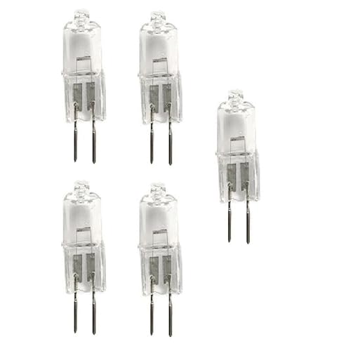 JZLBBC Lot De 5 Ampoule Lampes Halogènes Ampoules Halogènes Gy6.35/G6.35 24V 35W 50W 75W 100W 150W 250W Bi-Broches Blanc Chaud,75W