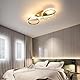 Deckenlampe LED Modern, 36W Kronleuchter Deckenleuchte, 3000K Warmweißes Licht Acryl LED Deckenbeleuchtung für Schlafzimmer Wohnzimmer Esszimmer Balkon Diele (Gold)