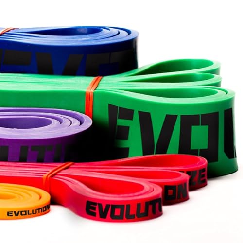 Pull Up Bands - Pull Up Assistance Strength Bands 41 inch Loop Resistance - Single Unit - Mobility - Stretch Bands - Premium Exercise Band for Weight Lifting, Strength, Pull Up Assist, Powerlifting