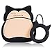 Twinkler Snorlax Compatible with Airpods 1/2 Case Silicone, Cute Cartoon 3D Animal Air pods Design Cover, Cool Fun Kawaii Fashion Funny Cases for Kids Girls Teens Boys Character Skin Keychain Airpod