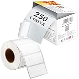 Double Dragon Address Labels | 250 Labels/Roll | 89mm x 36mm | Self-Adhesive White Stickers | BPA-Free | Handwriting, Laser & Inkjet Printer Compatible | For Shipping, Filing, Storage & Food Container