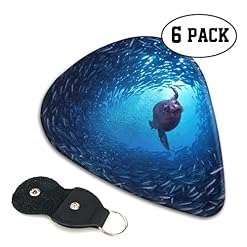 Lot de 6 médiators pour guitare acoustique et électrique Motif lion de mer - Les Beatles, Paul McCartney, John Lennon, RIngo Starr, George Harrison Lot de 6 médiators pour guitare acoustique et électrique Motif lion de mer – Image 2