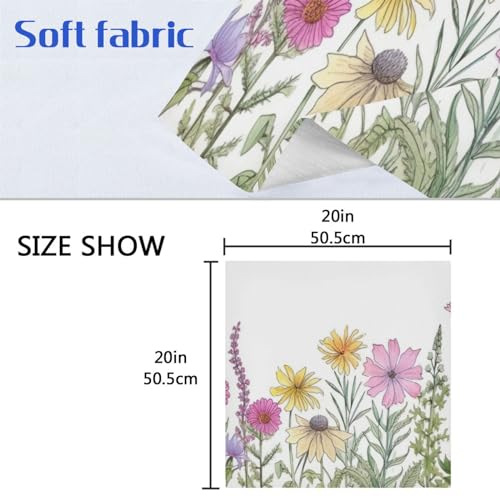 Servilletas de Tela Wild Flower Set x6 miniatura 7