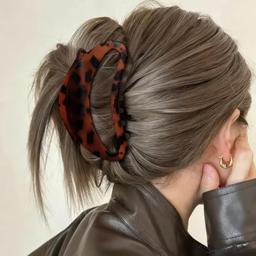 Set de 3 pinzas grandes para cabello fuerte de mujer miniatura 5