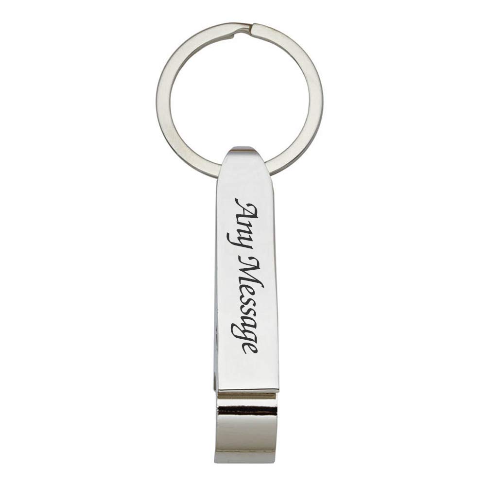 Personalised Engraved Bottle Opener Keyring, The Gift for Anyone, Great for Any Occasion