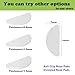 Fusanwin Eyeglass Nose Pads 0.6mm Ultra-Thin, Thousands of Frog-Inspired Microstructured Fibers, Anti-Slip Soft Adhesive Glasses Nose Pads, Silicone Nose Pad for Glasses, Sunglasses (10 Clear Pairs)