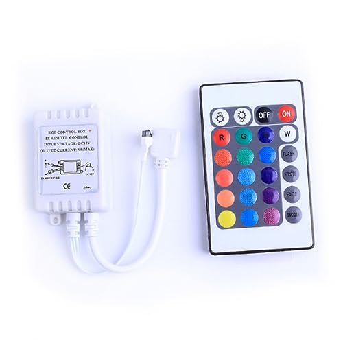 Controlador RGB con 3 teclas para tiras LED OSALADI miniatura 7