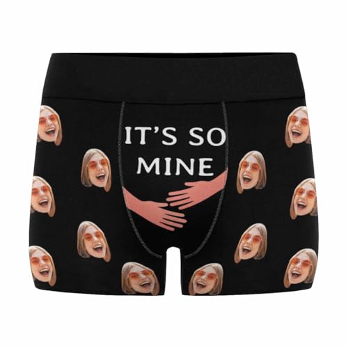 Custom Face Underwear for Men Custom Mens Boxers Face Boxer Briefs Personalized Underwear Customize Underwear