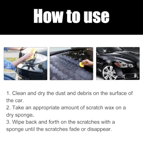 Image of Car Scratch Removal 200ml | Safe For All Color Vehicle | Removes Minor To Mid Level Scratches & Swirl | Car Scratch Remover With Paint-Safe Formula (Car Car Scratch Remover Past)