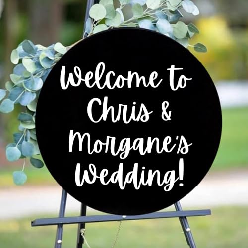 Marketing Holders 33” Round Disc DIY Black Acrylic 1/8