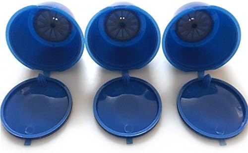 Funnytoday365 3Pc Dolce Gusto Refillable Coffee Capsule Filter Reuse Tool Reusable Cafeteras Kapseln Compatible Box Coffee Filter Basket F0127