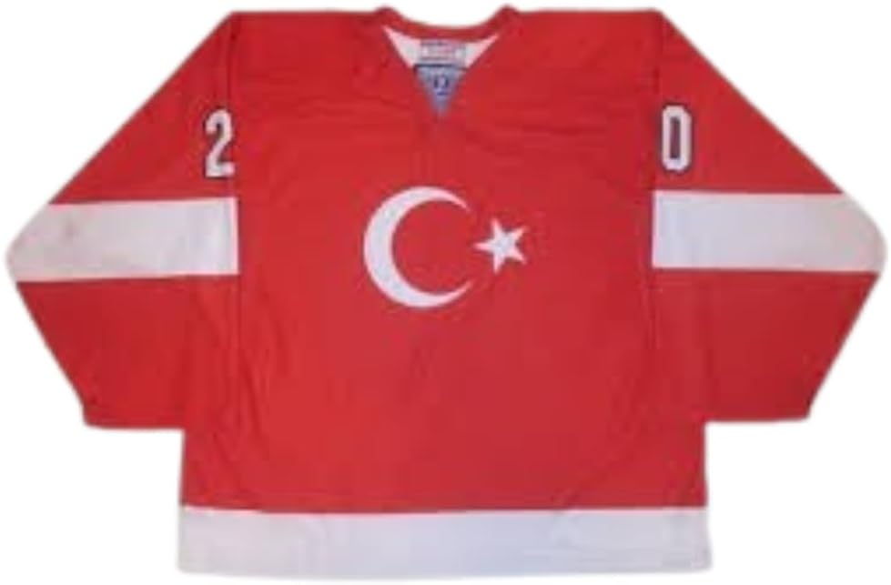 Turkey Hockey Jersey Custom Any Name Number Sewn Sizes