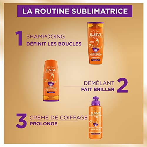 L'Oréal Paris Elseve Huile Extraordinaire Soin-Crème Définissant Cheveux Bouclés 200 ml (Packung mit 2) – Ansicht 6