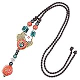 Ethno-Stil Pullover Kette für Frauen, zeigen Sie Ihren Stil vollständig. Perfekt zu Ihrem Pullover, Kleid, Hemd usw passen