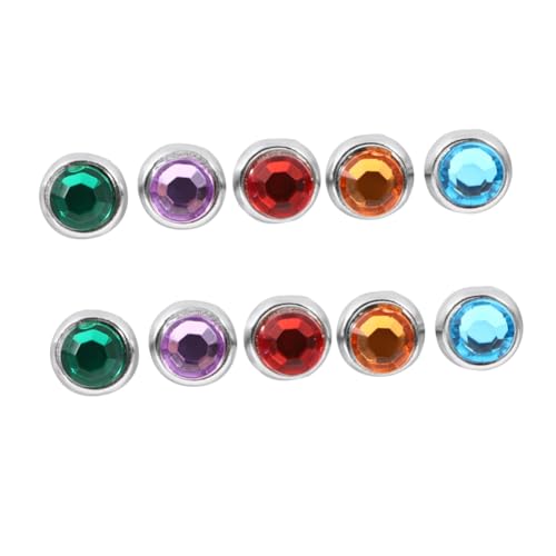 HOODANCOS 50pcs Decorative Nails Handmade Brads for Scrapbooking DIY Accessories Straight Pins for Crafts Adorable Paper Fasteners