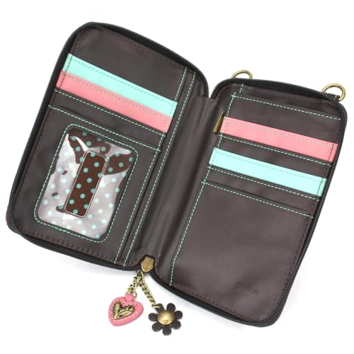 Image of CHALA Wallet Crossbody Cell Phone Purse - Women Faux Leather Multicolor Handbag with Adjustable Strap
