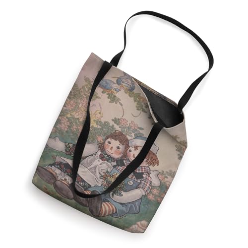 Bolso Tote Raggedy Ann & Andy en el Jardín de Flores miniatura 2