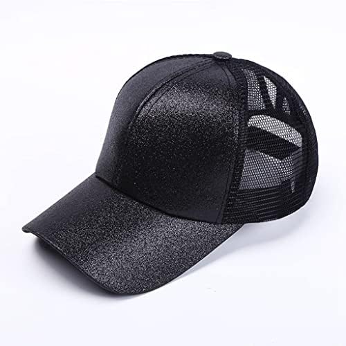 Custom Ponytail Hats for Women, Personalized Baseball Cap Add Photos or Text, Glitter Messy Bun Mens Summer Trucker Cap Mesh, Outdoor Sport SUN Cap, Unisex DAD Hats/Mom Gifts, Design Your Own SUNSHINE