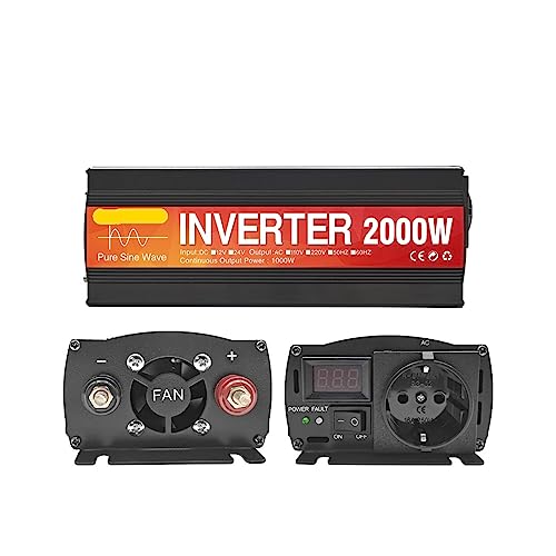 Onduleur pure sinus 12V 220V 2000W contre les coupures de courant - 2