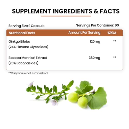 Himalayan Organics Ginkgo Biloba 500mg - Image 2 of 5