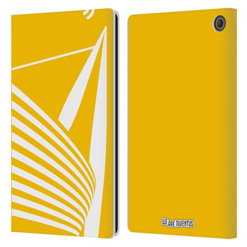Étui Juventus Amazon Fire Max 11 en cuir portefeuille jaune sous licence officielle Stade